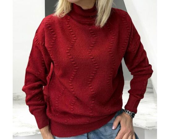 Свитер женский 24040 terrakot р.46-52 "Elena&Vika" недорого оптом от прямого поставщика Фотография Свитер женский 24040 terrakot р.46-52 "Elena&Vika" недорого оптом от прямого поставщика