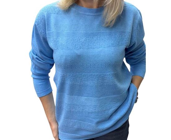 Свитер женский 25221-1 l.blue р.46-54 "Elena&Vika" недорого оптом от прямого поставщика Фотография Свитер женский 25221-1 l.blue р.46-54 "Elena&Vika" недорого оптом от прямого поставщика