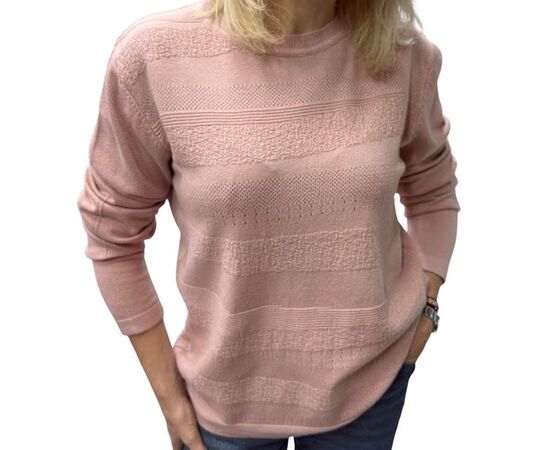 Свитер женский 25221-1 peach р.46-54 "Elena&Vika" недорого оптом от прямого поставщика Фотография Свитер женский 25221-1 peach р.46-54 "Elena&Vika" недорого оптом от прямого поставщика