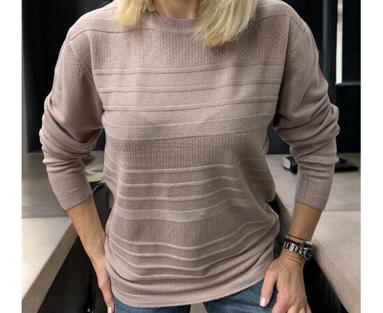 Светр жіночий 25222 d.beige р.46-54 "Elena&Vika" недорого оптом від прямого постачальника Светр жіночий 25222 d.beige р.46-54 "Elena&Vika" недорого оптом від прямого постачальника