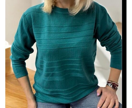 Свитер женский 25222 green р.46-54 "Elena&Vika" недорого оптом от прямого поставщика Фотография Свитер женский 25222 green р.46-54 "Elena&Vika" недорого оптом от прямого поставщика