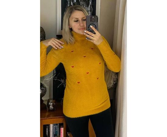 Свитер женский 26349 yellow р.44-54 "Elena&Vika" недорого оптом от прямого поставщика Фотография Свитер женский 26349 yellow р.44-54 "Elena&Vika" недорого оптом от прямого поставщика