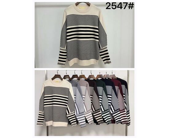 Свитер женский 2547 mix р.48-52 "FLORA" недорого оптом от прямого поставщика Фотография Свитер женский 2547 mix р.48-52 "FLORA" недорого оптом от прямого поставщика