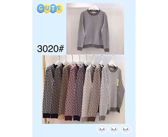 Светр жіночий 3020 mix р.50-54 "FLORA" недорого оптом від прямого постачальника Светр жіночий 3020 mix р.50-54 "FLORA" недорого оптом від прямого постачальника