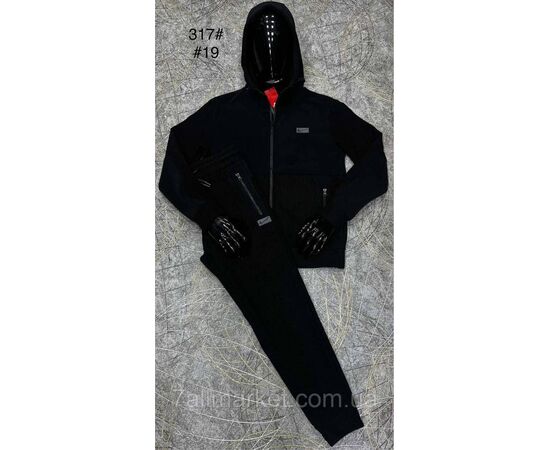 Фотография Спортивный костюм мужской на манжете размеры M-3XL(3цв)"PROSTOMEN" недорого от прямого поставщика, изображение 2