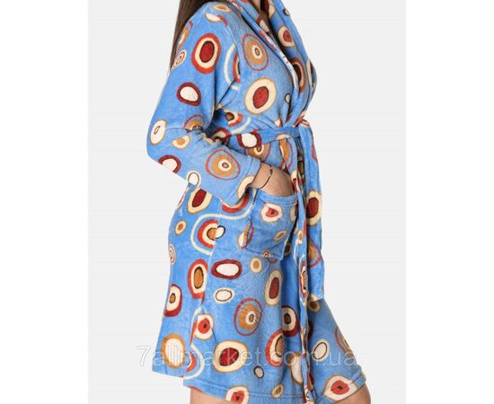 Халат жіночий домашній р-ри 48-56 (мікс кв)"NICOLAS" купити недорого від прямого постачальника, зображення 2