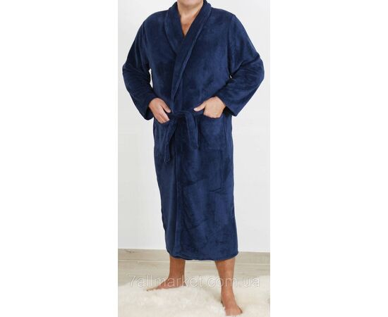 Халат чоловічий на запах, махровий розмір 48-56 (микс кл) "NICOLAS" недорого від прямого постачальника, зображення 3 Халат чоловічий на запах, махровий розмір 48-56 (микс кл) "NICOLAS" недорого від прямого постачальника, зображення 3