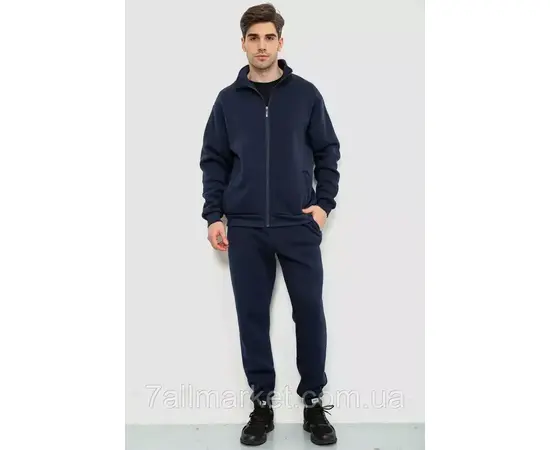 Фотография Спортивный костюм мужской на флисе размеры M - 3xl ( 48-56 )(3цв) "NICOLAS" недорого от прямого поставщика, изображение 3