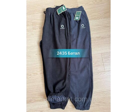 Спортивні штани чоловічі манжет/батал розміри 6XL-10XL (2кв)"NICOLAS" недорого від прямого постачальника, зображення 2