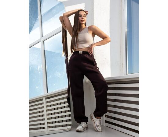 Штани спортивні жіночі теплі БЗ32 brown р.S-XL "AZNA" недорого оптом від прямого постачальника Штани спортивні жіночі теплі БЗ32 brown р.S-XL "AZNA" недорого оптом від прямого постачальника