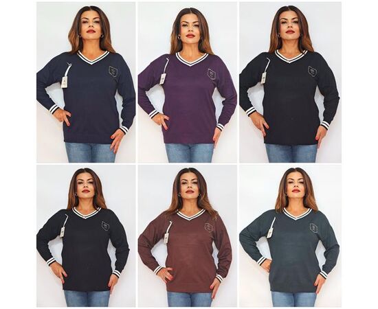 Светр жіночий 2250 mix р.52-56 "ITALIA" недорого оптом від прямого постачальника Светр жіночий 2250 mix р.52-56 "ITALIA" недорого оптом від прямого постачальника