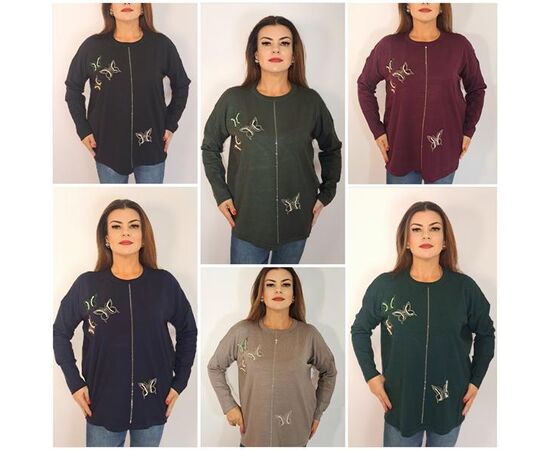 Светр жіночий 2264 mix р.52-56 "ITALIA" недорого оптом від прямого постачальника Светр жіночий 2264 mix р.52-56 "ITALIA" недорого оптом від прямого постачальника