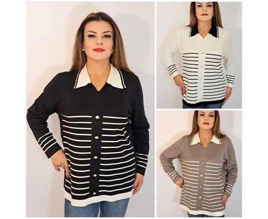 Светр жіночий 2267 mix р.56-60 "ITALIA" недорого оптом від прямого постачальника Светр жіночий 2267 mix р.56-60 "ITALIA" недорого оптом від прямого постачальника