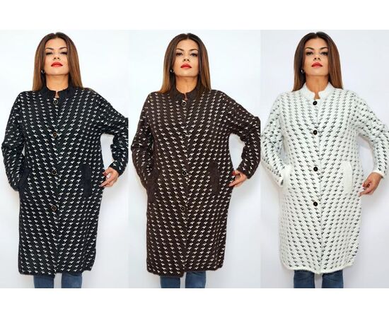 Кардиган женский 2258 mix р.50-54 "ITALIA" недорого оптом от прямого поставщика Фотография Кардиган женский 2258 mix р.50-54 "ITALIA" недорого оптом от прямого поставщика