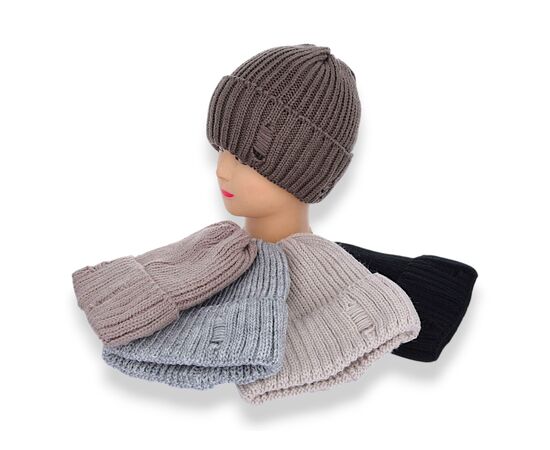 Шапка зимова жіноча KWR001-1 рвана на флісі mix р.56-60 "Angelica" недорого оптом від прямого постачальника Шапка зимова жіноча KWR001-1 рвана на флісі mix р.56-60 "Angelica" недорого оптом від прямого постачальника