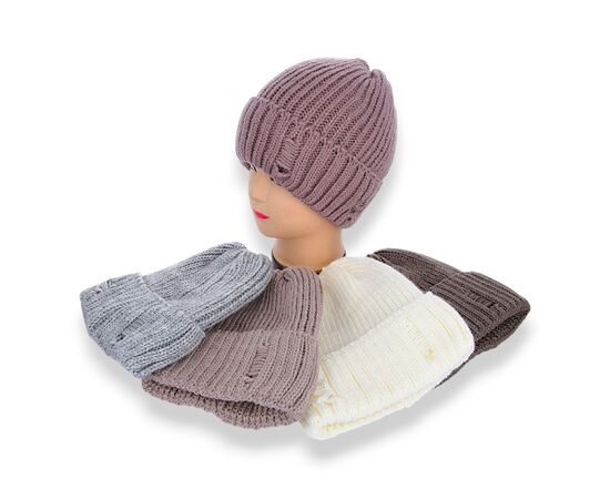 Шапка зимова жіноча KWR001-2 рвана на флісі mix р.56-60 "Angelica" недорого оптом від прямого постачальника Шапка зимова жіноча KWR001-2 рвана на флісі mix р.56-60 "Angelica" недорого оптом від прямого постачальника