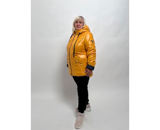 Куртка женская демисезонная 858 yellow р.50-56 "LIArt" недорого оптом от прямого поставщика Фотография Куртка женская демисезонная 858 yellow р.50-56 "LIArt" недорого оптом от прямого поставщика