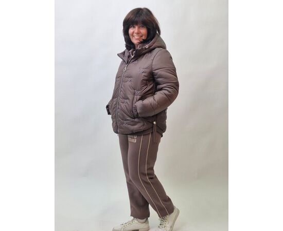 Куртка женская зимняя 965 brown р.46-50 "LIArt" недорого оптом от прямого поставщика Фотография Куртка женская зимняя 965 brown р.46-50 "LIArt" недорого оптом от прямого поставщика