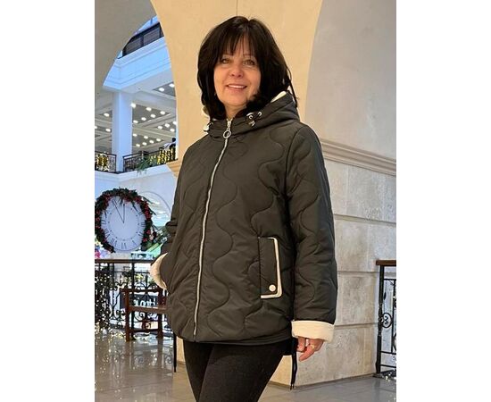 Куртка женская демисезонная 971 black р.52-58 "LIArt" недорого оптом от прямого поставщика Фотография Куртка женская демисезонная 971 black р.52-58 "LIArt" недорого оптом от прямого поставщика