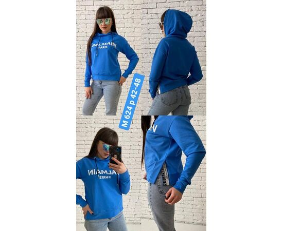 Батник женский 624 blue р.42-48 "LIArt" недорого оптом от прямого поставщика Фотография Батник женский 624 blue р.42-48 "LIArt" недорого оптом от прямого поставщика