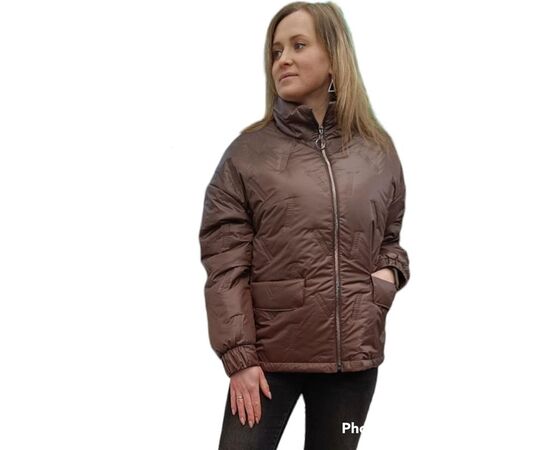 Куртка женская демисезонная 838-1 brown р.44-50 "LIArt" недорого оптом от прямого поставщика Фотография Куртка женская демисезонная 838-1 brown р.44-50 "LIArt" недорого оптом от прямого поставщика