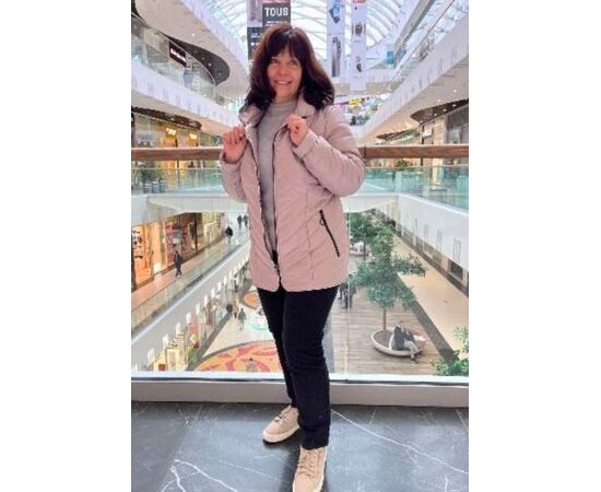 Куртка женская демисезонная 882 powder р.52-58 "LIArt" недорого оптом от прямого поставщика Фотография Куртка женская демисезонная 882 powder р.52-58 "LIArt" недорого оптом от прямого поставщика