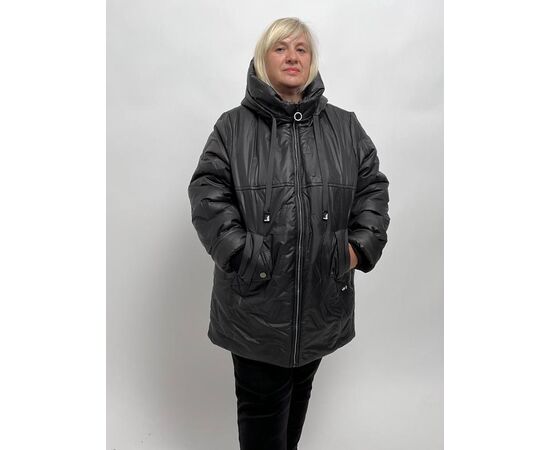 Куртка женская демисезонная 861 black р.52-58 "LIArt" недорого оптом от прямого поставщика Фотография Куртка женская демисезонная 861 black р.52-58 "LIArt" недорого оптом от прямого поставщика