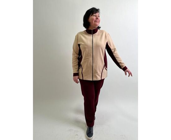 Костюм спортивний жіночий теплий 843 beige р.56-62 "LIArt" недорого оптом від прямого постачальника Костюм спортивний жіночий теплий 843 beige р.56-62 "LIArt" недорого оптом від прямого постачальника