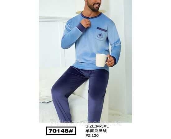 Пижама мужская с длинным рукавом размеры M-3XL  "FLOWER" недорого от прямого поставщика Фотография Пижама мужская с длинным рукавом размеры M-3XL  "FLOWER" недорого от прямого поставщика