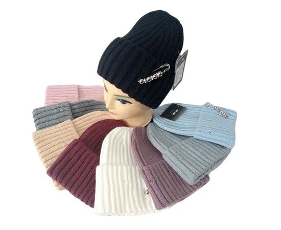 Шапка зимняя женская MB281 mix р.one size "Mabi" недорого оптом от прямого поставщика Фотография Шапка зимняя женская MB281 mix р.one size "Mabi" недорого оптом от прямого поставщика