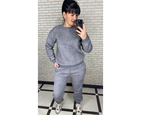 Костюм спортивний жіночий 085-1 grey р.50-56 "VALENTINA" недорого оптом від прямого постачальника Костюм спортивний жіночий 085-1 grey р.50-56 "VALENTINA" недорого оптом від прямого постачальника