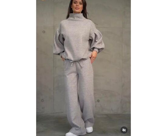 Костюм спортивний жіночий 096 grey р.42-48 "VALENTINA" недорого оптом від прямого постачальника Костюм спортивний жіночий 096 grey р.42-48 "VALENTINA" недорого оптом від прямого постачальника