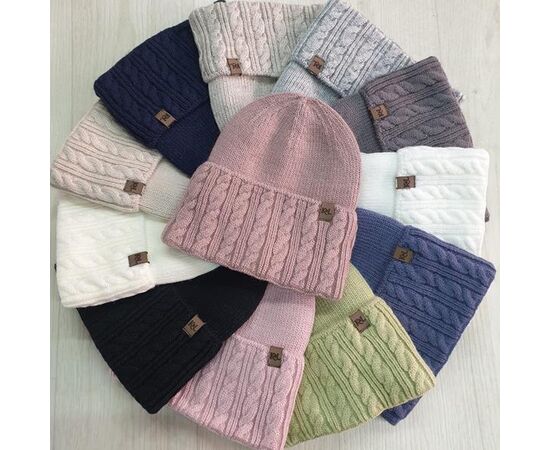 Шапка зимова жіноча CN1430 mix р.56-60 "SELFI" недорого оптом від прямого постачальника Шапка зимова жіноча CN1430 mix р.56-60 "SELFI" недорого оптом від прямого постачальника