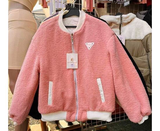 Куртка жіноча демісезонна 438 pink р.M-3XL "Katty" недорого оптом від прямого постачальника Куртка жіноча демісезонна 438 pink р.M-3XL "Katty" недорого оптом від прямого постачальника