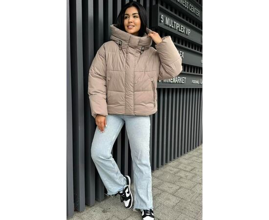 Куртка жіноча зимова 8157 beige р.S-2XL "Katty" недорого оптом від прямого постачальника Куртка жіноча зимова 8157 beige р.S-2XL "Katty" недорого оптом від прямого постачальника