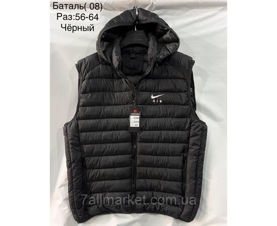 Жилетка мужская демисезонная, молодёжная/ батал размеры 56-64(2цв) "SPORT" недорого от прямого поставщика, изображение 2 Фотография Жилетка мужская демисезонная, молодёжная/ батал размеры 56-64(2цв) "SPORT" недорого от прямого поставщика, изображение 2