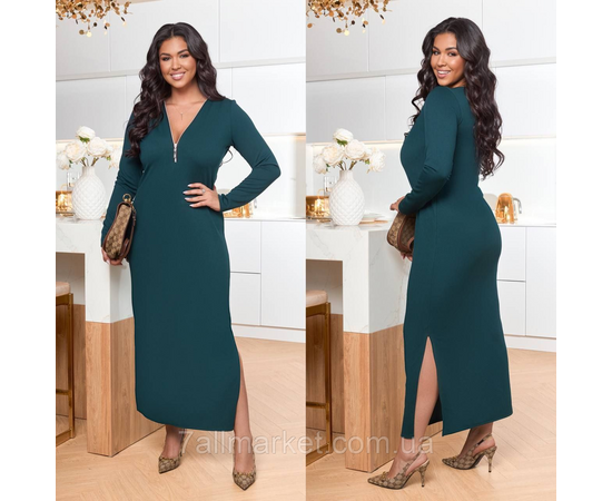 Фотография Платье женское рубчик р-ры 46-60 "LADA" купить недорого от прямого поставщика, изображение 2