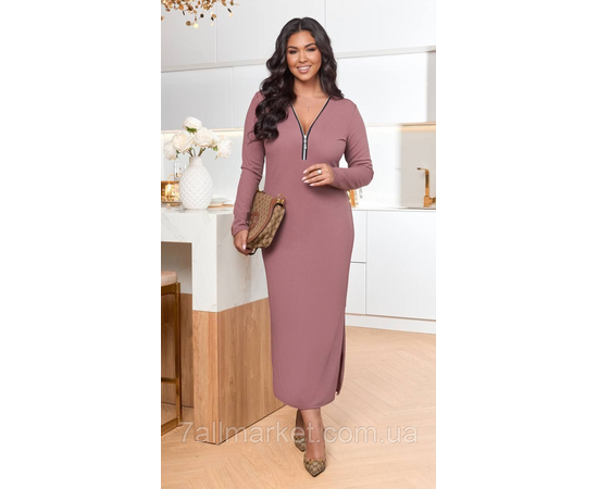 Фотография Платье женское рубчик р-ры 46-60 "LADA" купить недорого от прямого поставщика, изображение 3