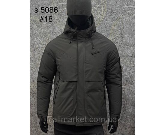 Куртка чоловіча зимова/двостороння розміри L-4XL (5 кв) "PROSTOMEN" купити недорого від прямого постачальника, зображення 3