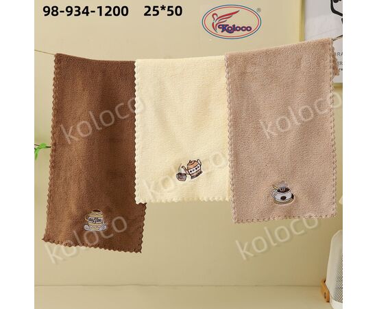 Полотенце 98-934-1200 р.25*50 "Koloco" недорого оптом от прямого поставщика Фотография Полотенце 98-934-1200 р.25*50 "Koloco" недорого оптом от прямого поставщика