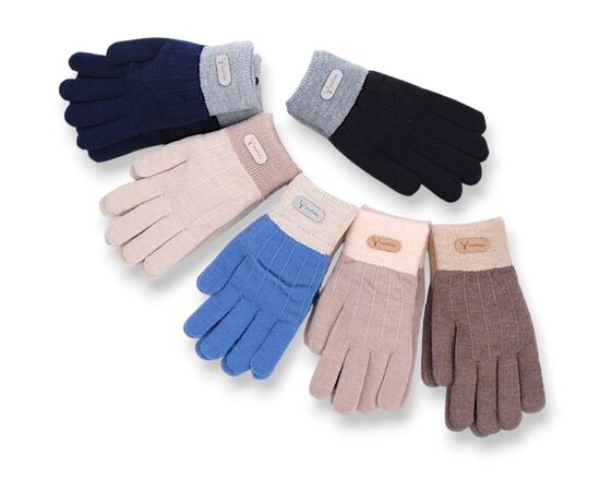 Перчатки утеплённые женские 7661 mix р.S-L "YLZL" недорого оптом от прямого поставщика Фотография Перчатки утеплённые женские 7661 mix р.S-L "YLZL" недорого оптом от прямого поставщика