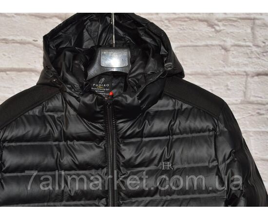 Фотография Куртка мужская евро-зима, стёганная размеры 48-56 "FUDIAO" купить недорого от прямого поставщика, изображение 2