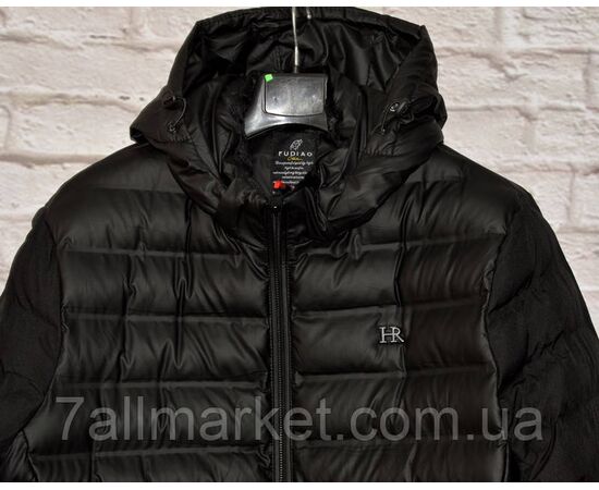 Фотография Куртка мужская евро-зима, стёганная размеры 48-56 "FUDIAO" купить недорого от прямого поставщика, изображение 3