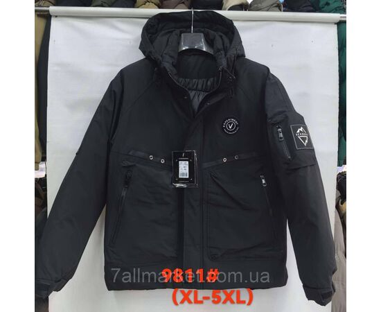 Куртка чоловіча зимова, молодіжна розміри XL-5XL(2кл) "FUDIAO" купити недорого від прямого постачальника, зображення 2