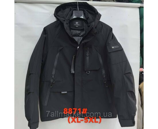 Куртка чоловіча зимова, молодіжна розміри XL-5XL(2кл) "FUDIAO" купити недорого від прямого постачальника, зображення 2