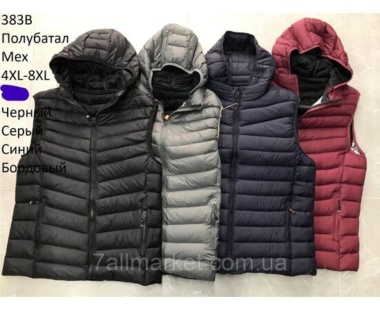Жилетка демисезонная мужская на меху полу батал р-ры 4XL-8XL (4цв) "NEW NOCE" недорого от прямого поставщика Фотография Жилетка демисезонная мужская на меху полу батал р-ры 4XL-8XL (4цв) "NEW NOCE" недорого от прямого поставщика