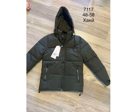 Куртка мужская зимняя 7117 khaki р.48-58 "Lina" недорого оптом от прямого поставщика Фотография Куртка мужская зимняя 7117 khaki р.48-58 "Lina" недорого оптом от прямого поставщика