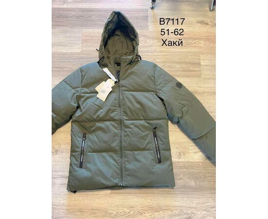 Куртка мужская зимняя 7117 green р.48-58 "Lina" недорого оптом от прямого поставщика Фотография Куртка мужская зимняя 7117 green р.48-58 "Lina" недорого оптом от прямого поставщика