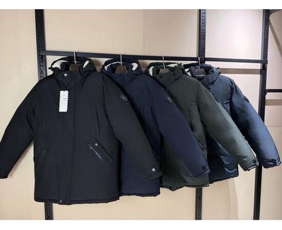 Куртка мужская зимняя 3609 black р.50-60 "Lina" недорого оптом от прямого поставщика Фотография Куртка мужская зимняя 3609 black р.50-60 "Lina" недорого оптом от прямого поставщика