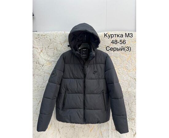 Куртка мужская зимняя M3 grey р.48-56 "Lina" недорого оптом от прямого поставщика Фотография Куртка мужская зимняя M3 grey р.48-56 "Lina" недорого оптом от прямого поставщика